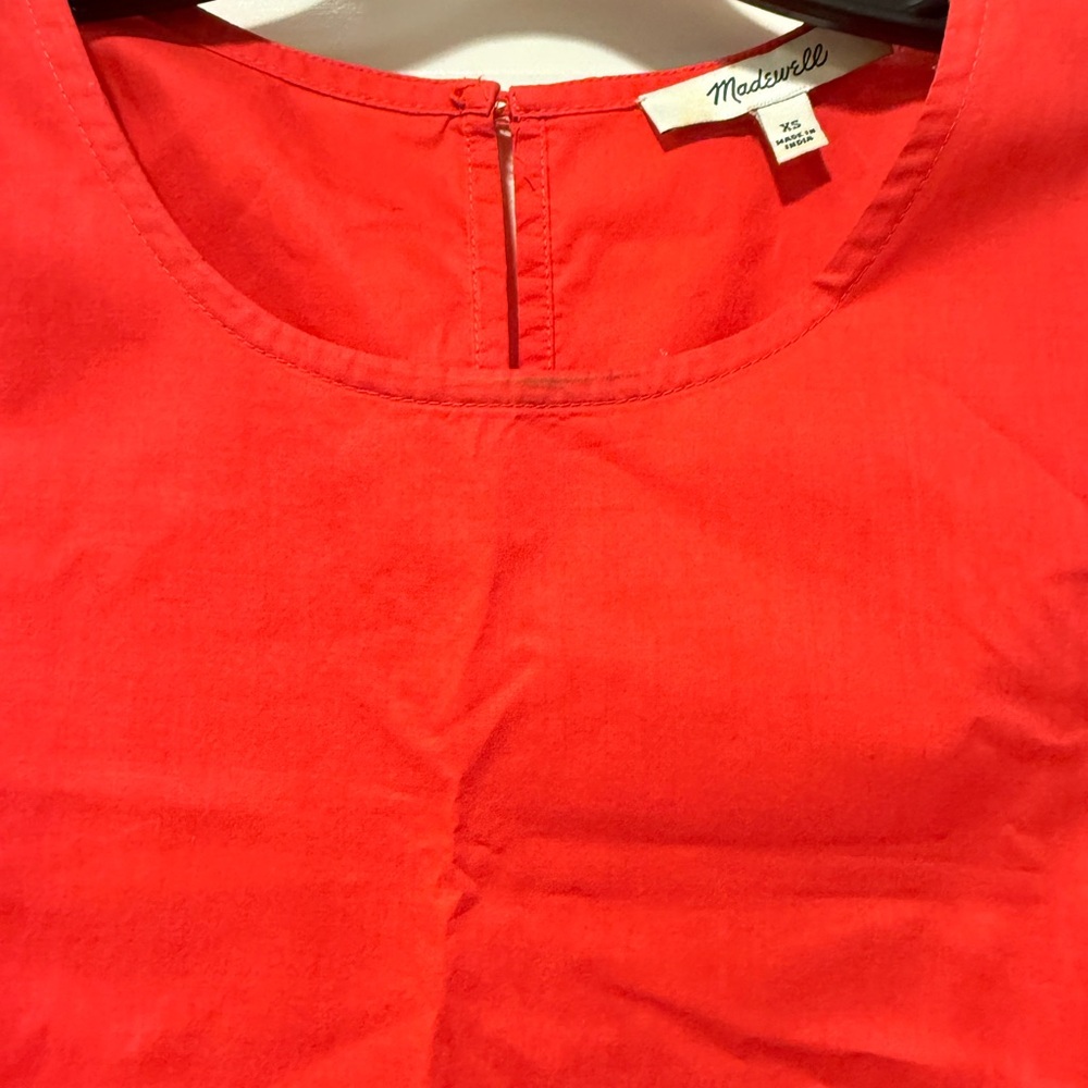 Madewell Coral Sleeveless Midi Dress in Heirloom Rose - Picture 8 of 14